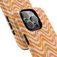 Stylish Tough Magnetic Case for Your iPhone - Trendy Wave Design, Durable Protector, Gift for Her, Cool Tech Accessory, Unique iPhone Cover, Magsafe iPhone Cover.