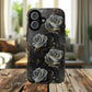 Midnight Bloom Tough iPhone Magnetic Cases,  iPhone 14, iPhone 15, iPhone 16, Pro, Pro Max, Plus MagSafe Case, Protective Tech Accessories, Gift for Her, Floral Design