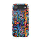 Psychedelic Visions Slim iPhone Case - Vibrant Design for Artistic Souls