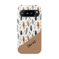 Personalized Whispering Feathers Tough Case — Dark Feather Protective Phone Case for Samsung & Google
