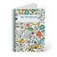 Emerald School Doodles Softcover Notebook, A5 (PY)