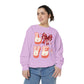 LOVE  Coquette Unisex Comfort Colors Garment-Dyed Sweatshirt