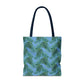 Blue Tropical Bliss Tote Bag