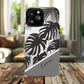 Personalized Monochrome Monstera Tropical Phone Case - Tough Magnetic MagSafe® Cases, Gifts for Nature Lovers, Stylish Phone Accessories, Gifts for Her.
