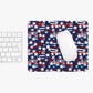 Patriotic Waves Mouse Pad - Perfect for Holiday Gifting & Workspaces