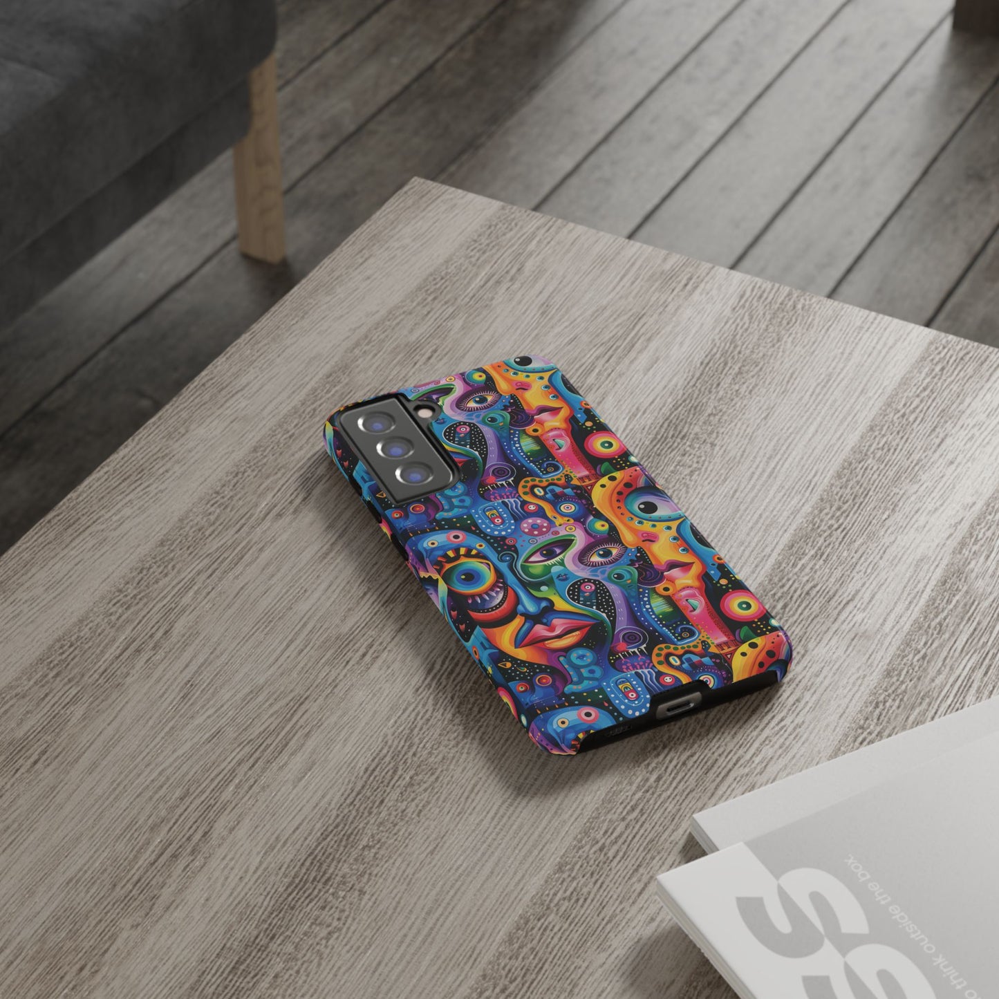 Psychedelic Visions Vibrant Art Google Pixel, iPhone and Samsung Phone Case - Tough Cases for Creative Souls