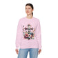 Faith and Floral Cross Unisex Heavy Gildan Blend™ Crewneck Sweatshirt.