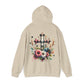 Faith and Floral Cross Unisex Gildan Hoodie Sweatshirt