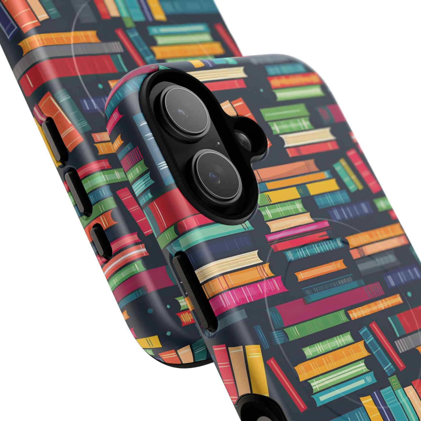 Colorful Book-Themed Phone Case, Literary Gift, Tough Magnetic Case, Book Lover’s Accessory, Phone Protection, Reading Enthusiast