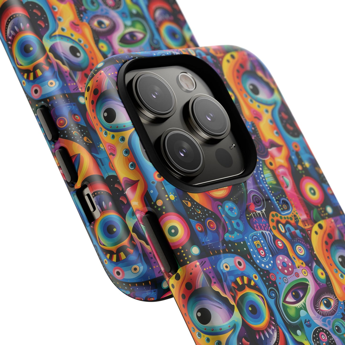 Psychedelic Visions Tough iPhone Magnetic Case - Unique Art iPhone Cover