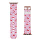 Cherry Blossom Dreams Apple Watch Band — Pink Retro Cherry Silicone Strap