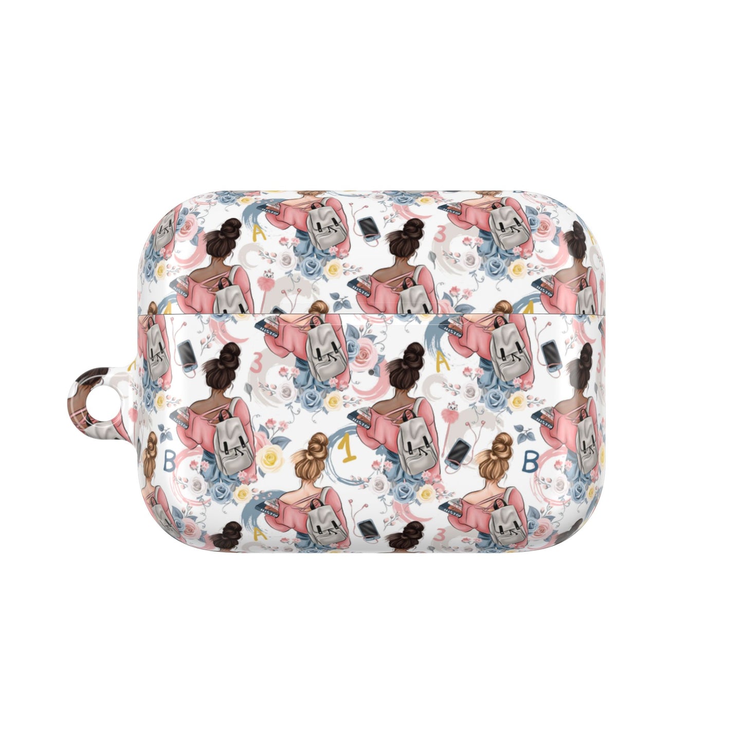 Study Chic AirPod Case Covers with Trendy Illustrations.