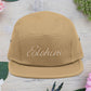 Embroidered 'ELOHIM, GENESIS 1:1'  5 Panel Cap, Trendy Hat, Outdoor Gear, Streetwear Accessory, Unique Gift, Fashion Statement