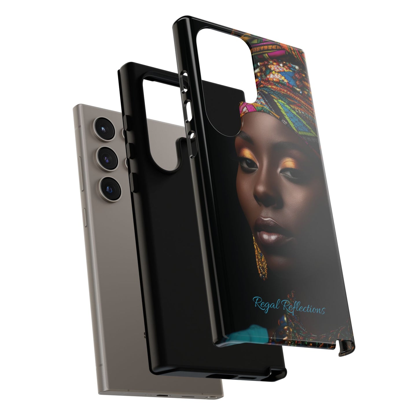 Regal Reflections: African Majesty Samsung Tough Phone Cases