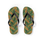 Brown Tropical Bliss Flip Flops