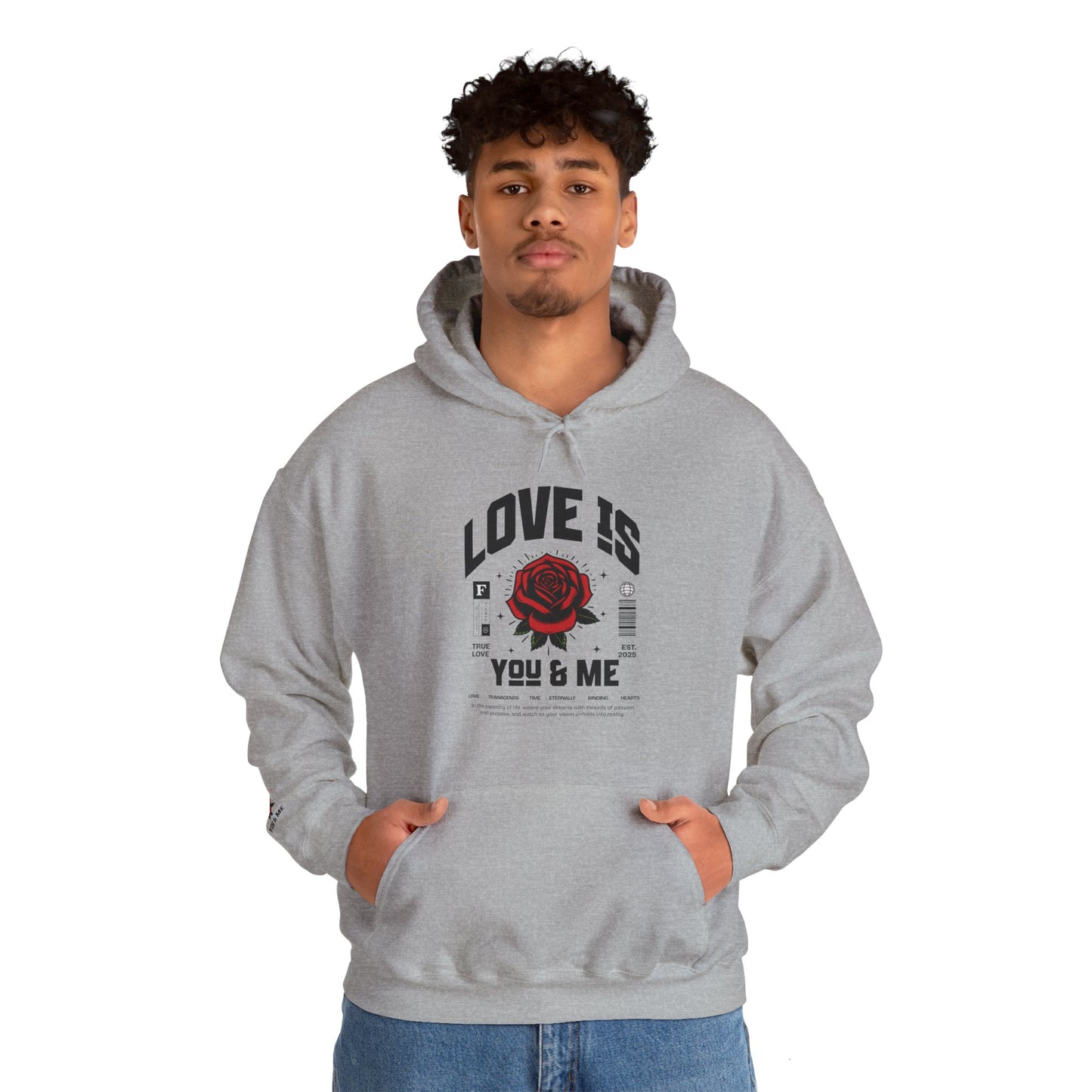 You and Me Unisex Gildan Hoodie Sweatshirt