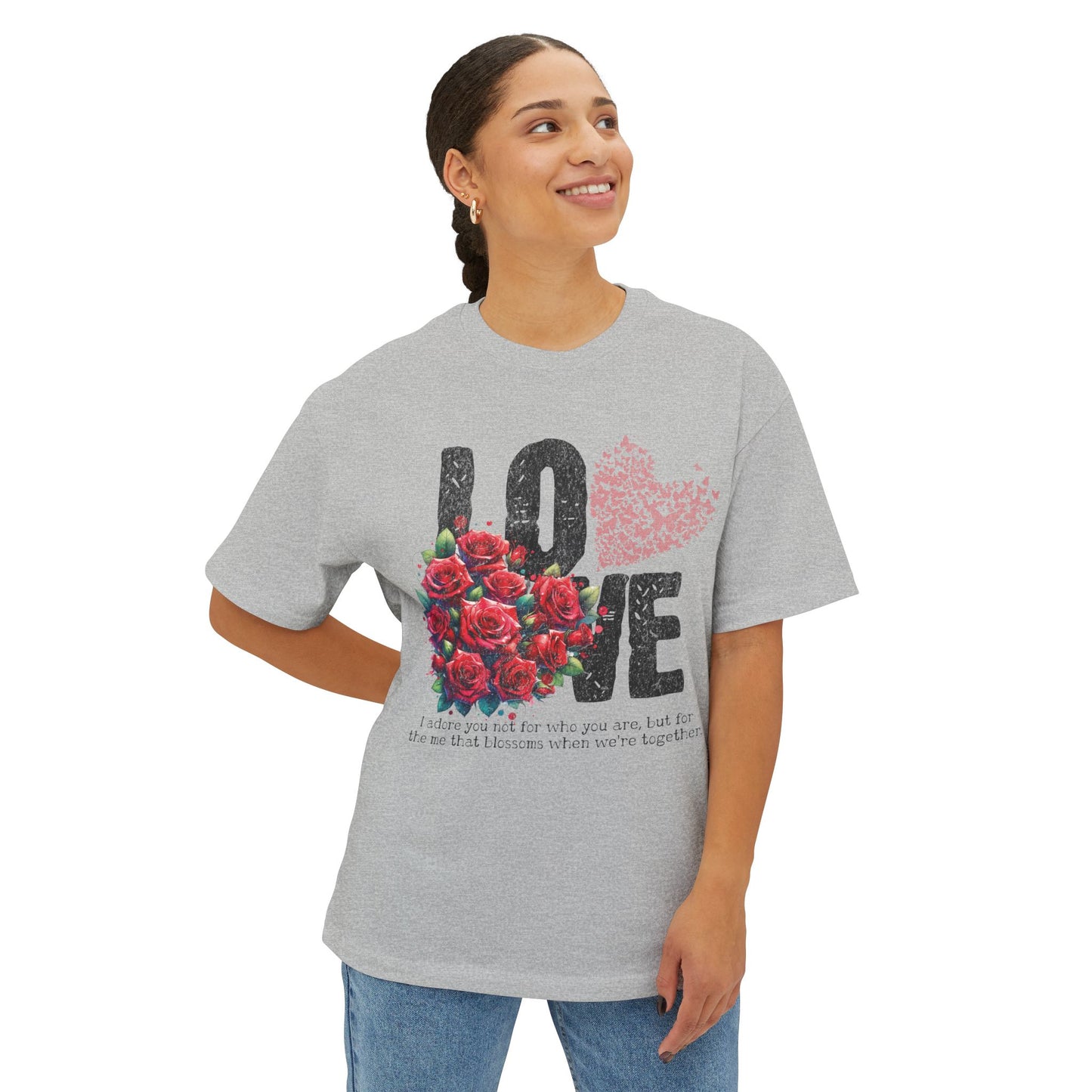 Love Always Unisex Jersey Short Sleeve Bella Canvas Boxy Tee