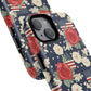 Liberty in Bloom Tough iPhone Magnetic Case, Floral Design, Gift for Moms, Gift for Dads,  iPhone Accessories, Patriotic iPhone Accessory.