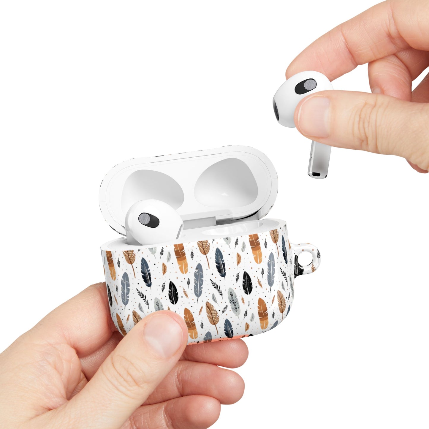 Whispering Feathers AirPod Case - Stylish and Protective Earbud Cover