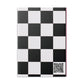 Black Checkered Charm Hardcover Notebook with Puffy Covers (PY)