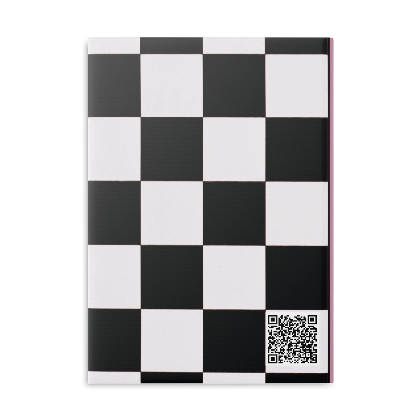 Black Checkered Charm A Hardcover Notebook (PY)