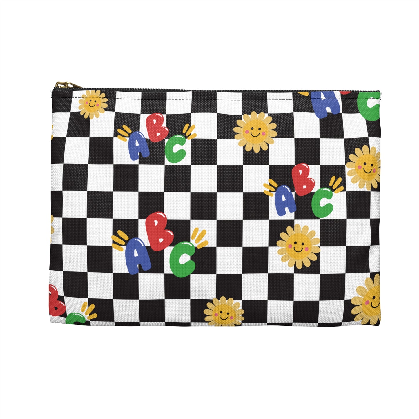 Personalized Schoolyard Chic Composition Book Inspired Accessory Pouch, Kids School Supplies, Classroom Organizer, Teacher Gift, Fun Stationery Case, Back to School