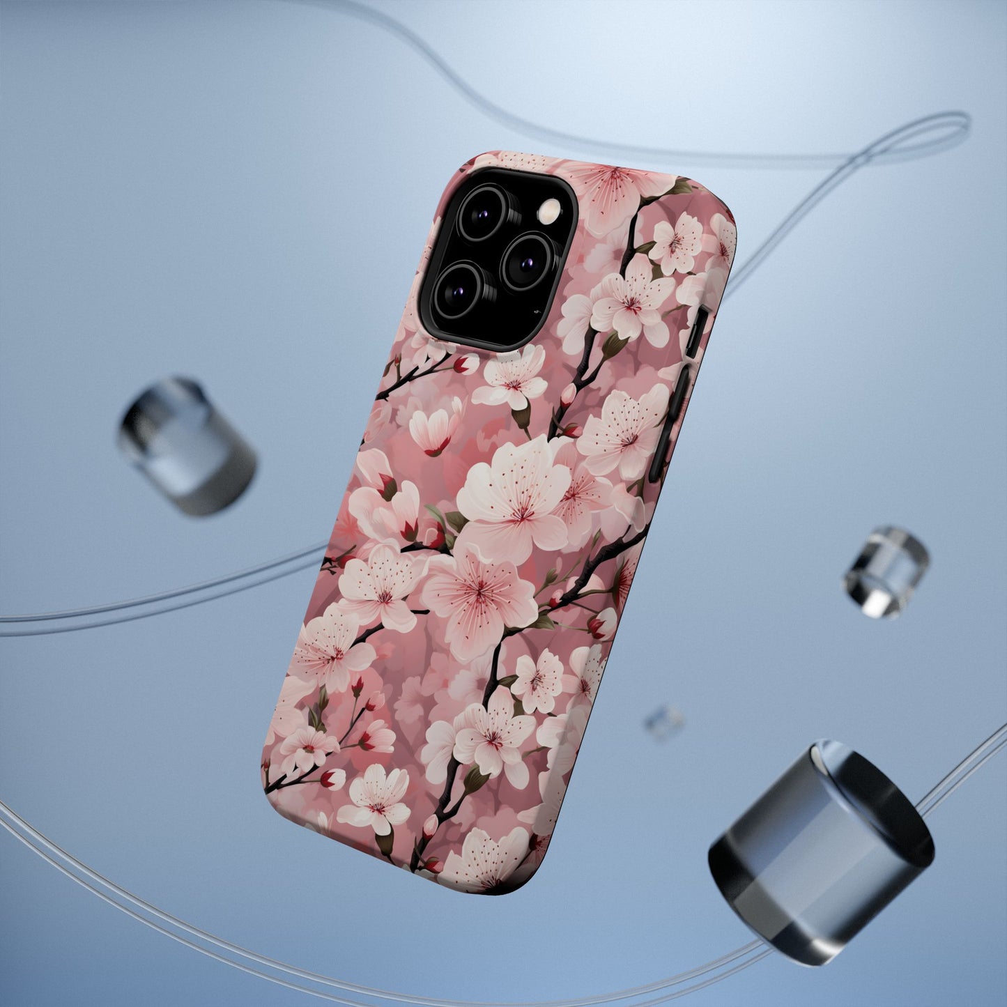 Cherry Blossom Magnetic Tough iPhone Cases