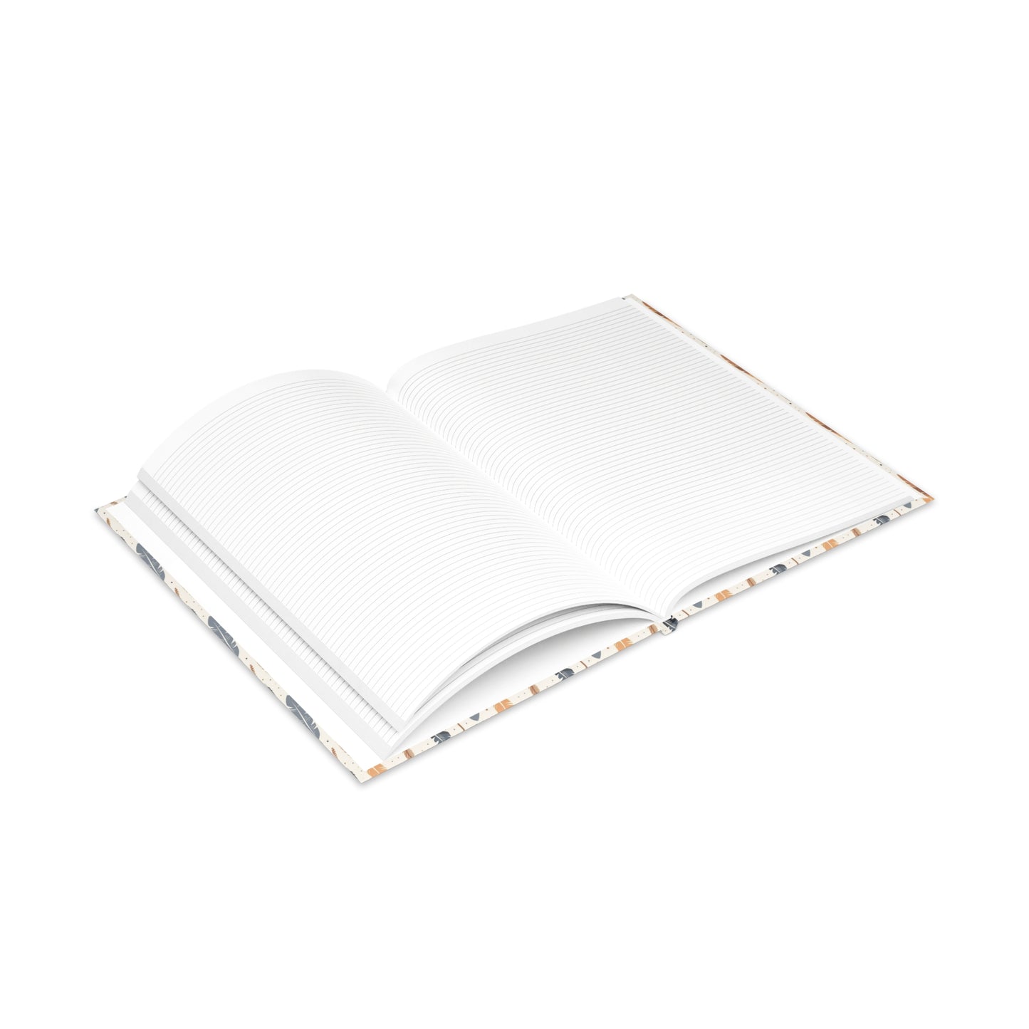 Whispering Feathers Hardcover Notebook with Puffy Covers