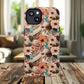 Spirit in Bloom Tough iPhone Magnetic Cases, Cute iPhone Accessories, Flower Design, Gifts for iPhone 14, 15, 16, 17, Pro Max, Boho Style, Western Style
