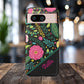 Personalized Floral Fantasy Samsung and Google Pixal Phone Case – Personalized Tough Cases with Colorful Garden Design