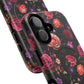 Starry Rose Garden Tough Magnetic Phone Case, Stylish Phone Cover, Gift for Her, Elegant Floral Design, Durable Phone Accessories