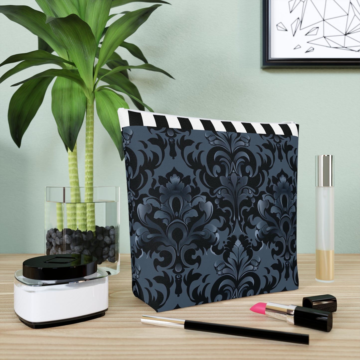 Opulent Dusk Cotton Cosmetic Bag