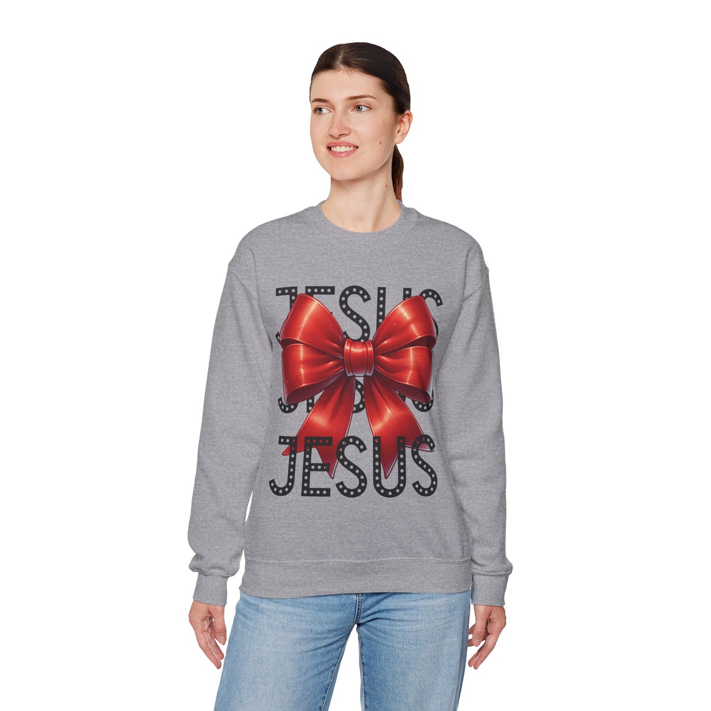 JESUS Unisex Heavy Gildan Blend™ Crewneck Sweatshirt.