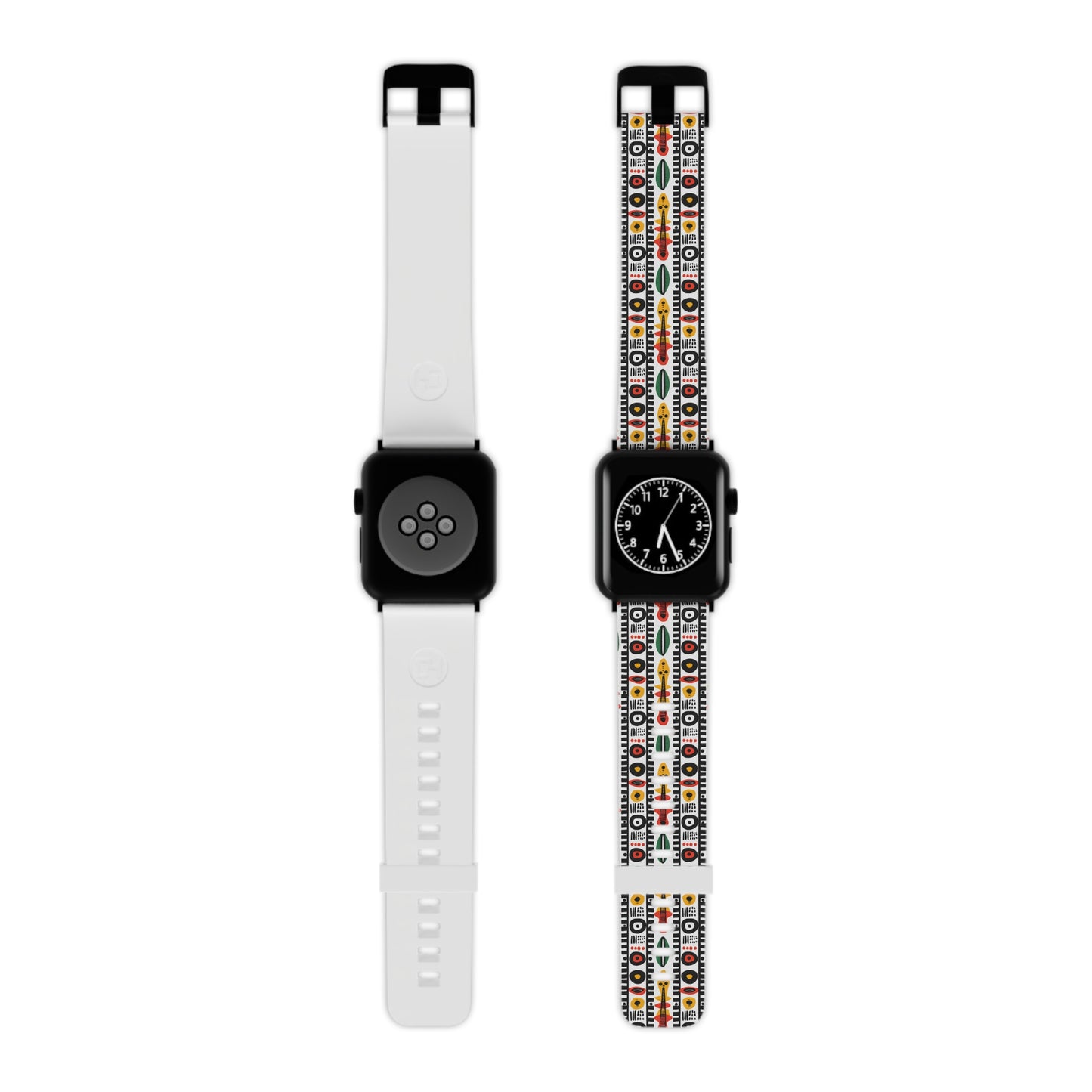 Afrobeat Harmony Colorful Geometric Apple Watch Band - Stylish & Unique Design