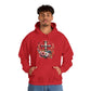 Faith and Floral Cross Unisex Heavy Blend™ Gildan Hooded Sweatshirt.