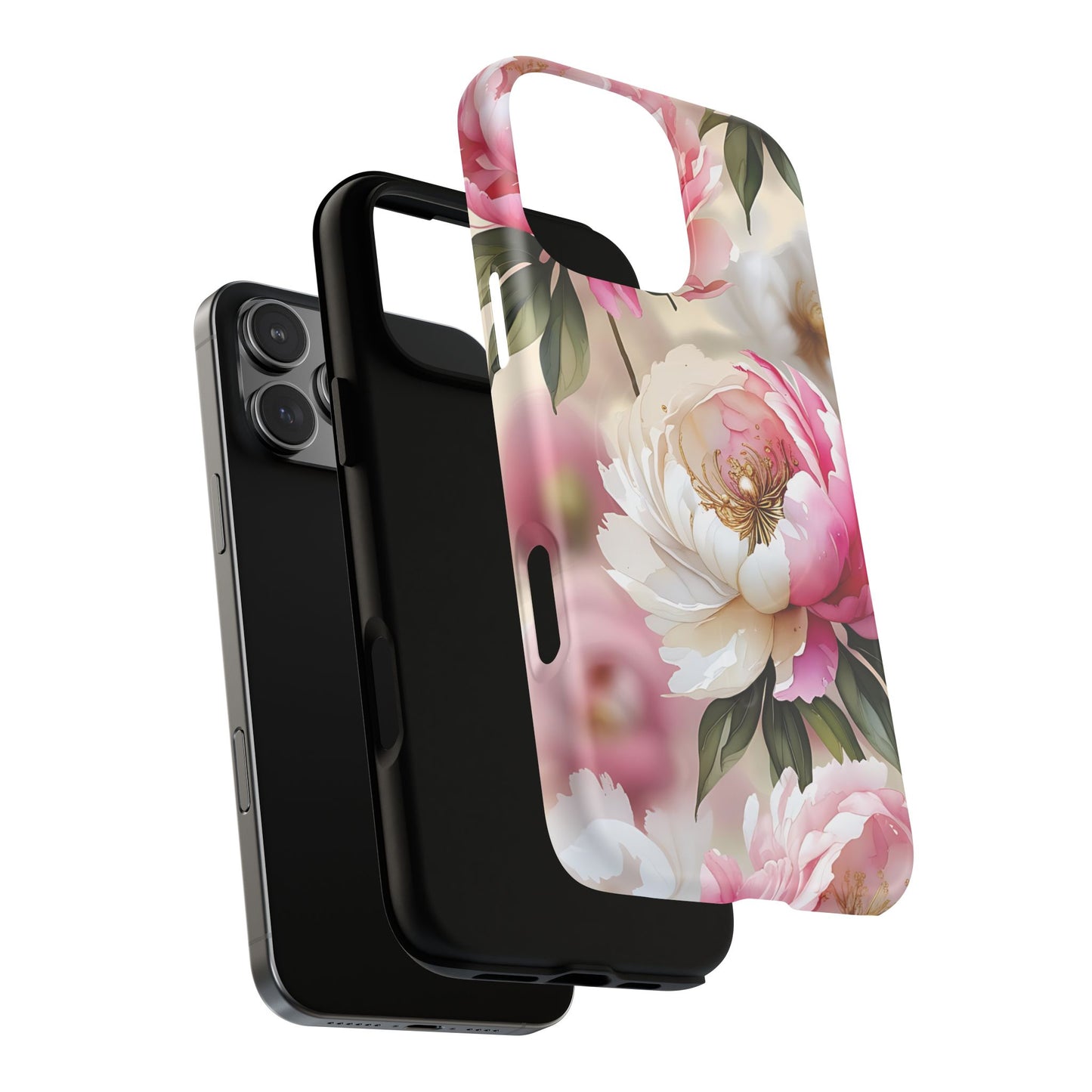 Blooming Petals Tough Magnetic Phone Cases, Elegant Phone Cover, Durable Case for Flower Lovers, Phone Accessories