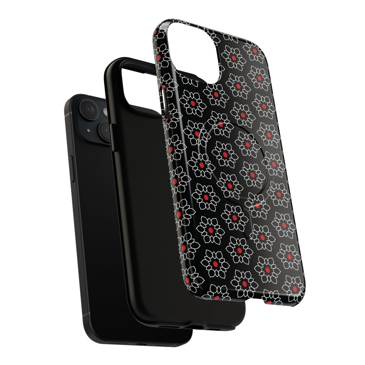 Floral Power Magnetic Tough iPhone Cover | Tough iPhone Cover, Floral Design, Custom iPhone Accessory, Gift for Her, iPhone Case
