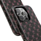 Coquette Chic Bow-Patterned Tough Magnetic iPhone Case, Stylish Gift for Her, Protective iPhone Cover, Trendy Accessory, iPhone Birthday Gift, Fashionable Tech