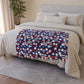 Patriotic Waves Soft Minky Blanket