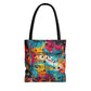 Melodic Muse: Urban Symphony Tote Bag