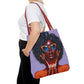 Afro Luxe Glow Tote Bag