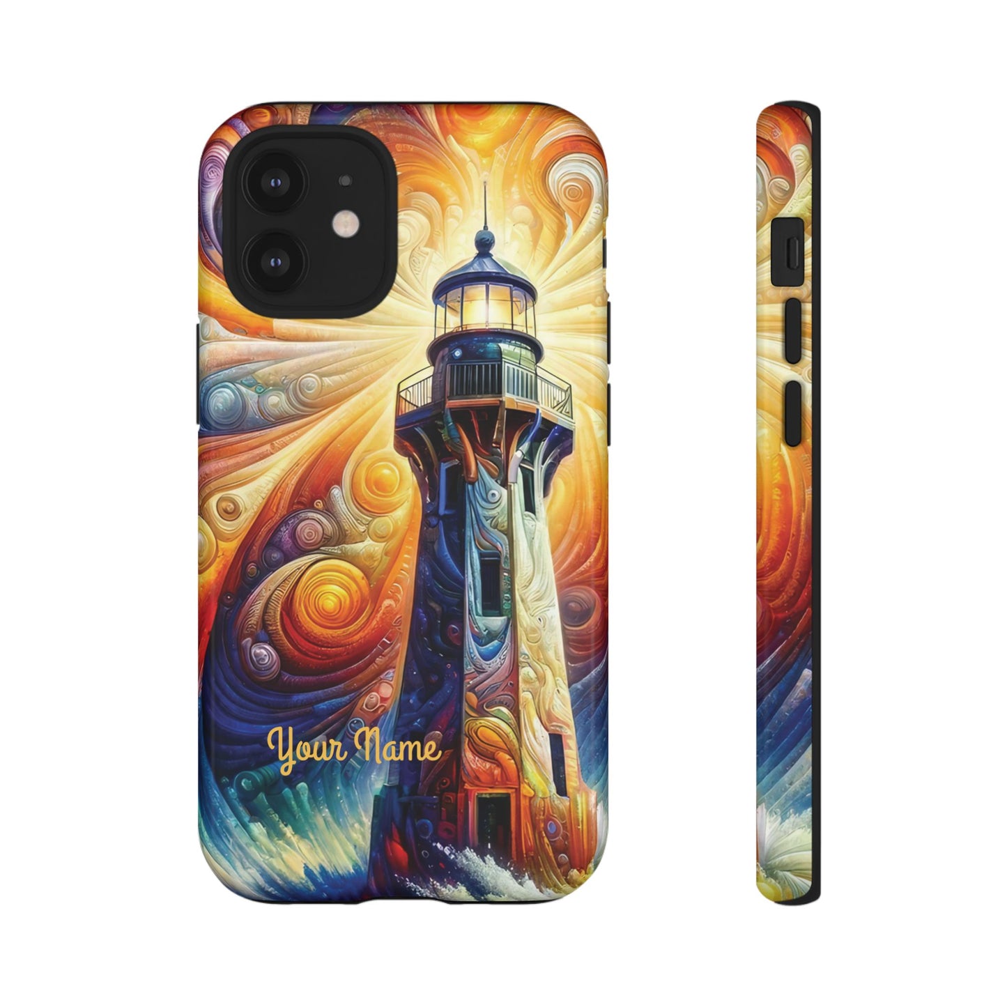 Personalized Cosmic Beacon iPhone Tough Cases, Gift for Him/Her.