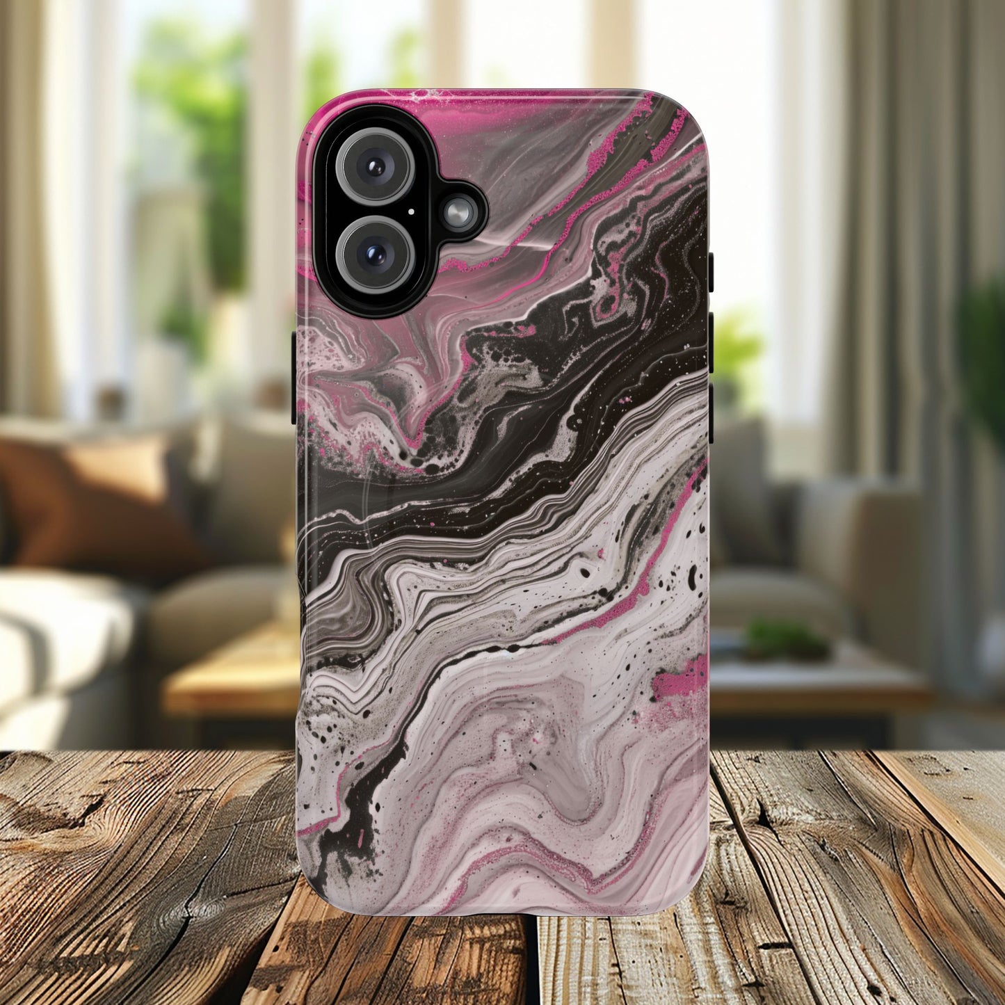 Stylish Magnetic iPhone Cases for Tough Protection, Trendy iPhone Covers, Gift for Teens, Modern Tech Accessories, Marble iPhone Design Cases