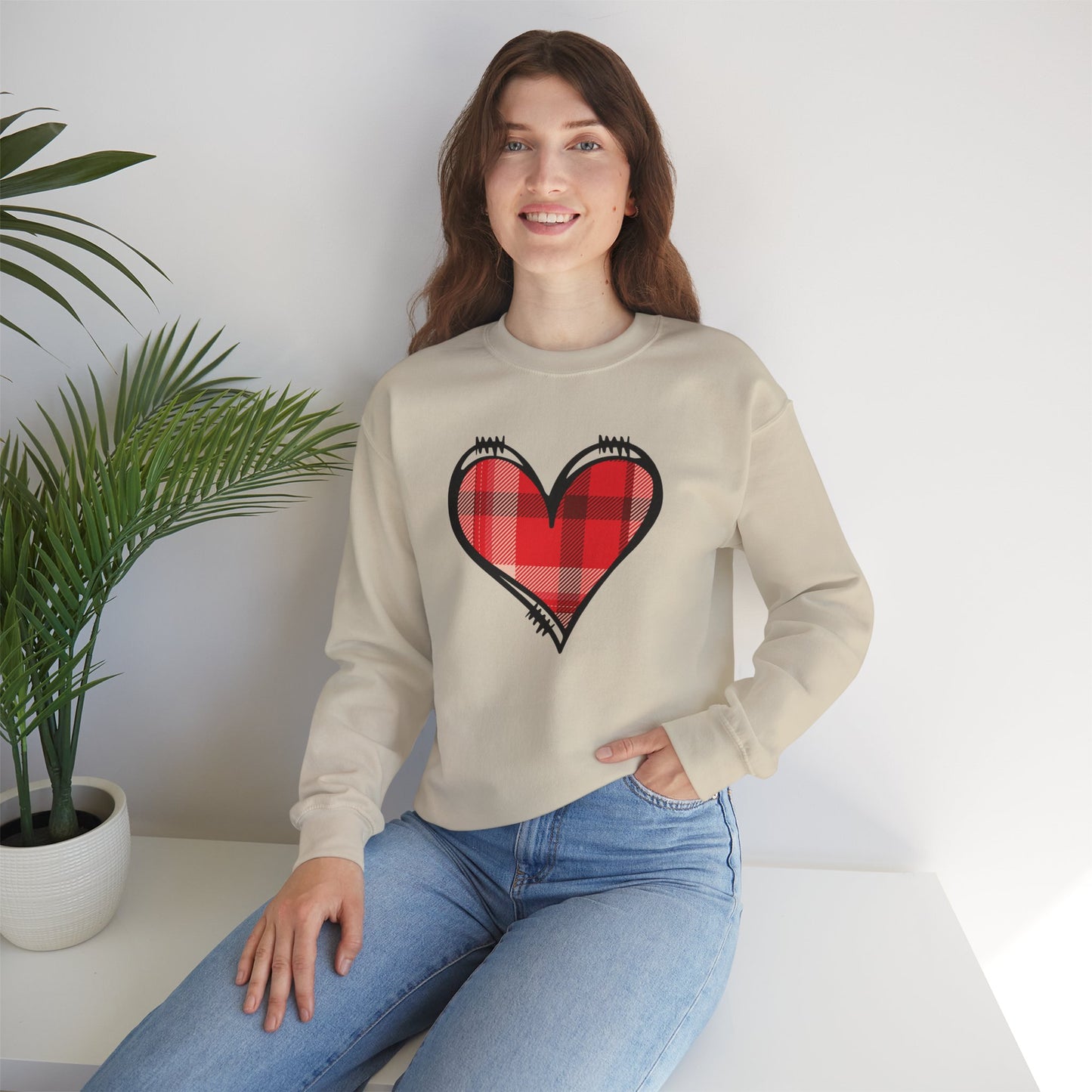 LOVE Always Unisex Heavy Gildan Blend™ Crewneck Sweatshirt.