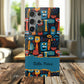 Personalized Colorful Abstract Faces Clear Impact-Resistant Case