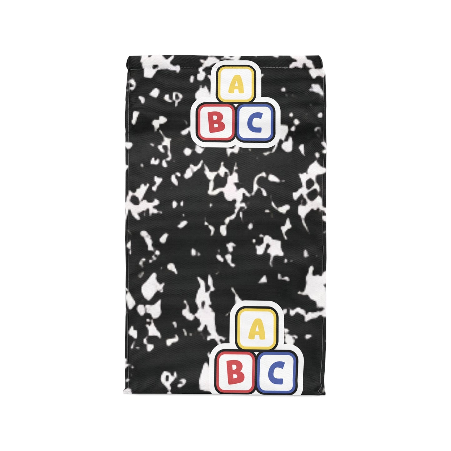 Custom Black Composition Book Inspired Stylish Polyester Lunch Box for Kids - Perfect for School, Picnics, or Snacks | Personalized ABC Design, Back to School, Family [...]