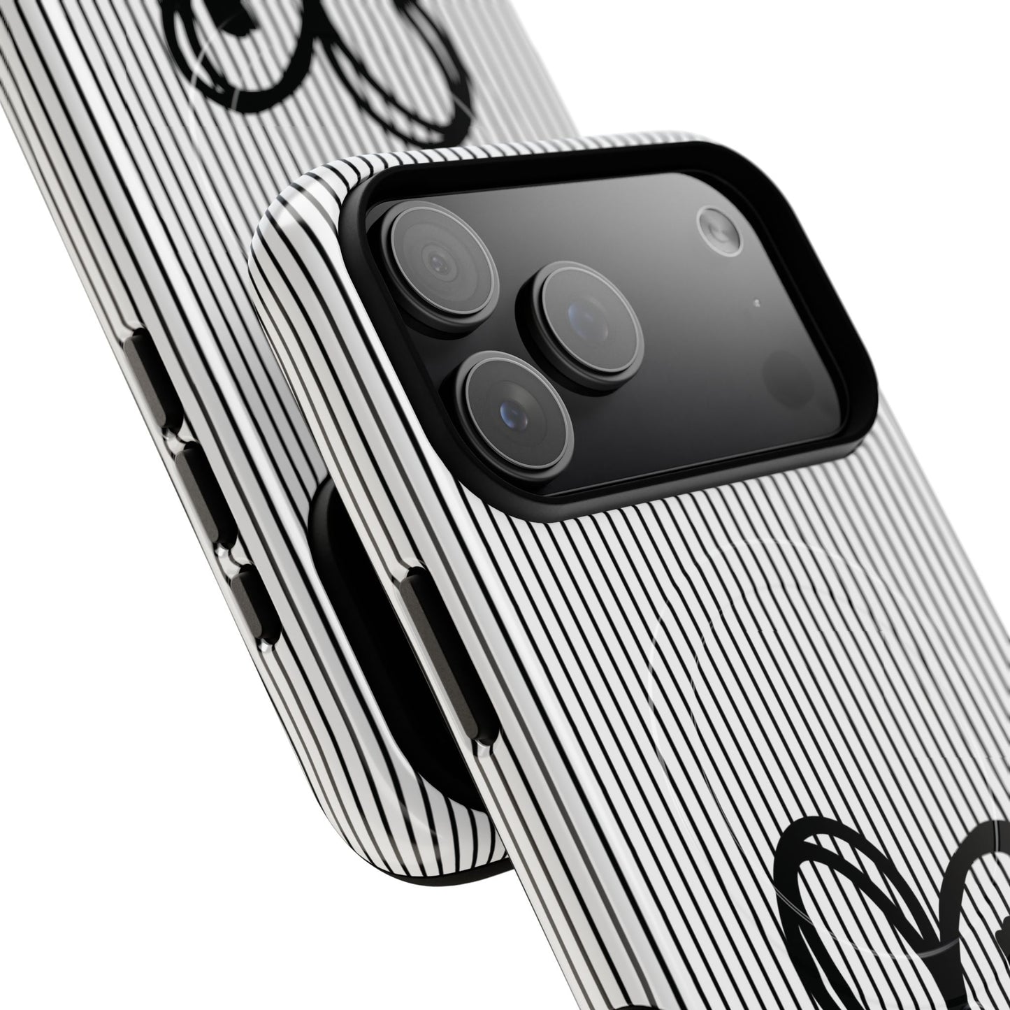 Tough Magnetic Phone Case with Heart & Cross Design, Durable Phone Cover, Unique Gift for Her, Stylish Accessory, Everyday Use