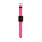 Pink Bow Coquette Watch Band ONLY — Cute Ribbon-Stripes Apple Watch Strap