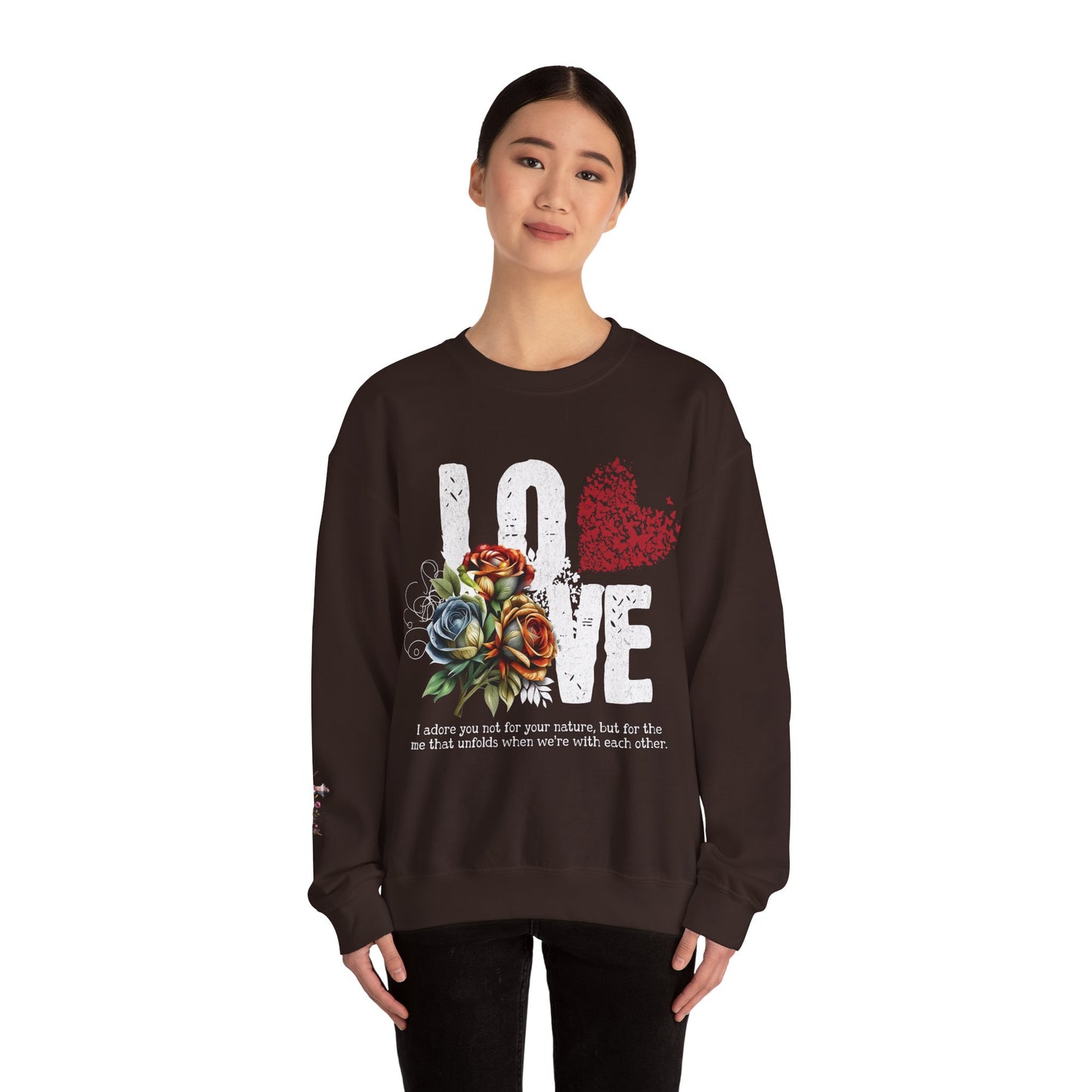 LOVE Always Unisex Heavy Blend™ Crewneck Sweatshirt.