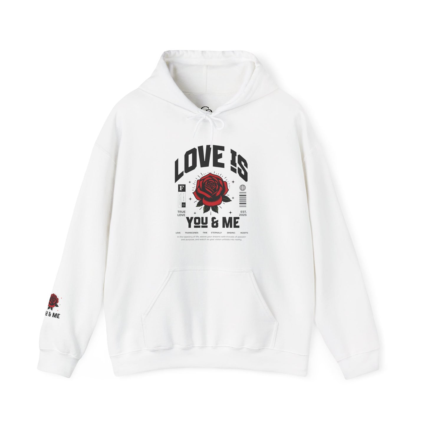 You and Me Unisex Gildan Hoodie Sweatshirt